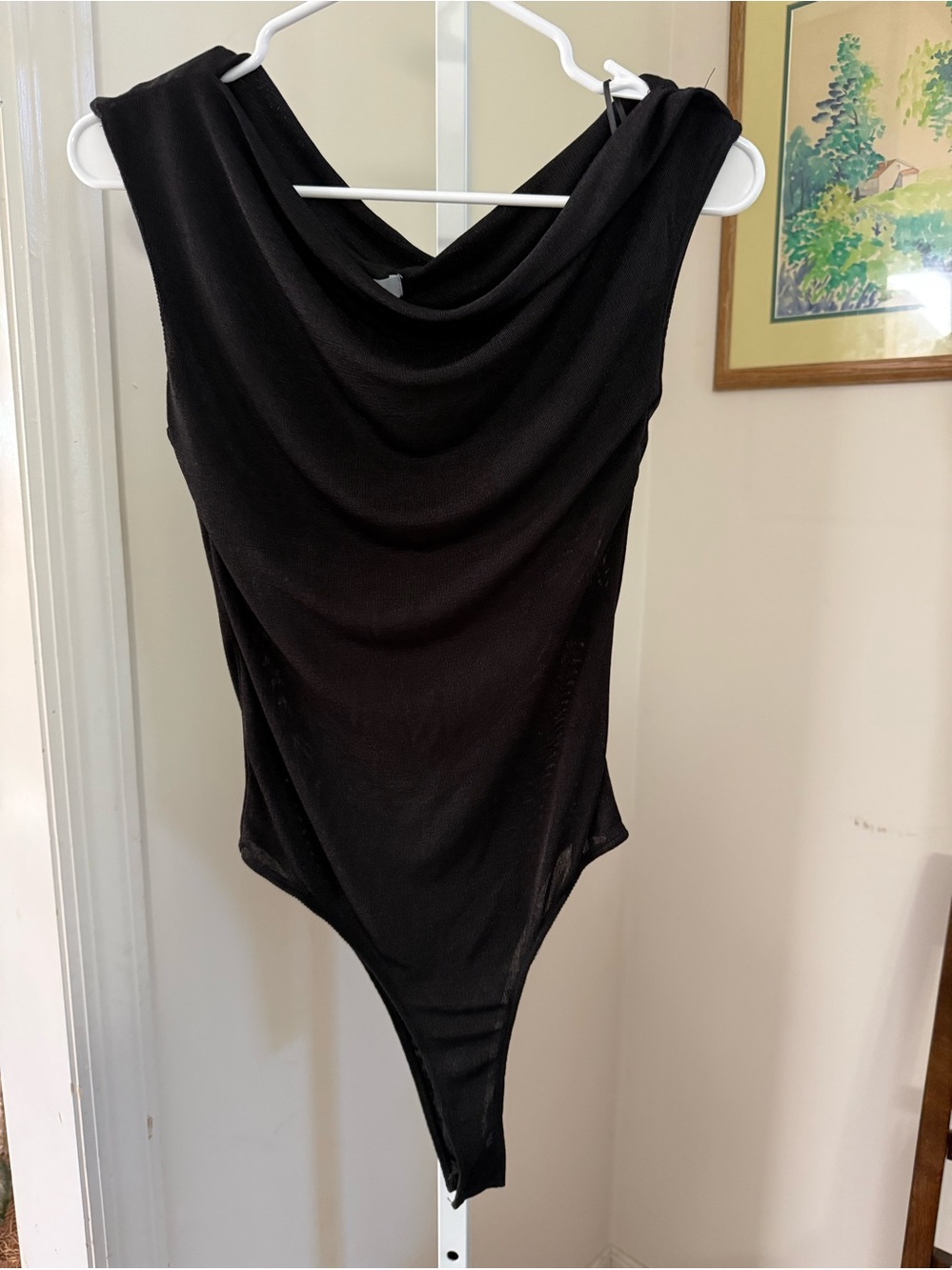 Heartloom Black Bodysuit. NWT. Size Medium. Black.